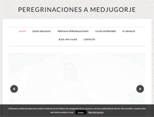 Tablet Screenshot of peregrinacionesamedjugorje.com